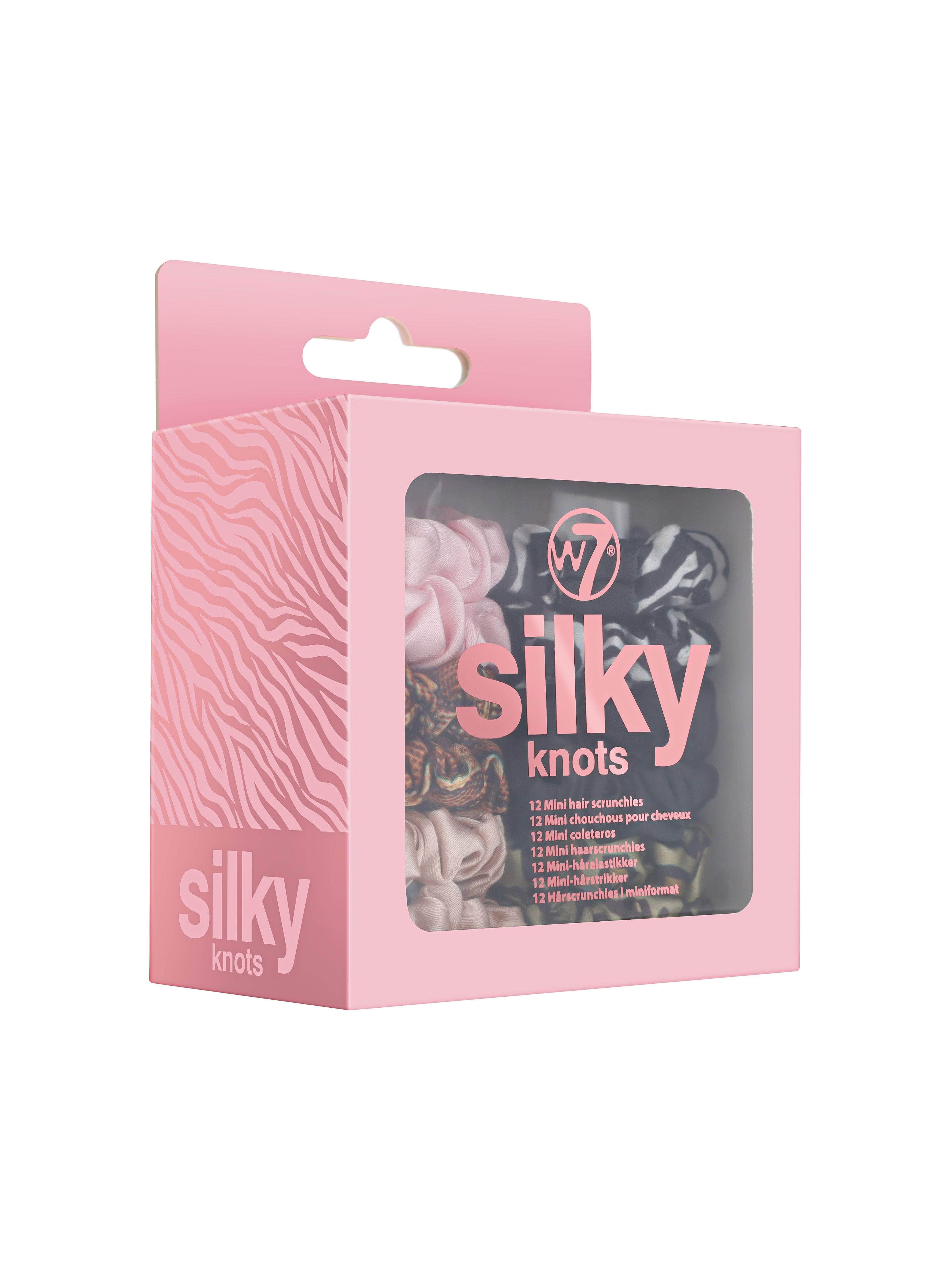 Silky Knots Mini Hair Scrunchies 12 Pack