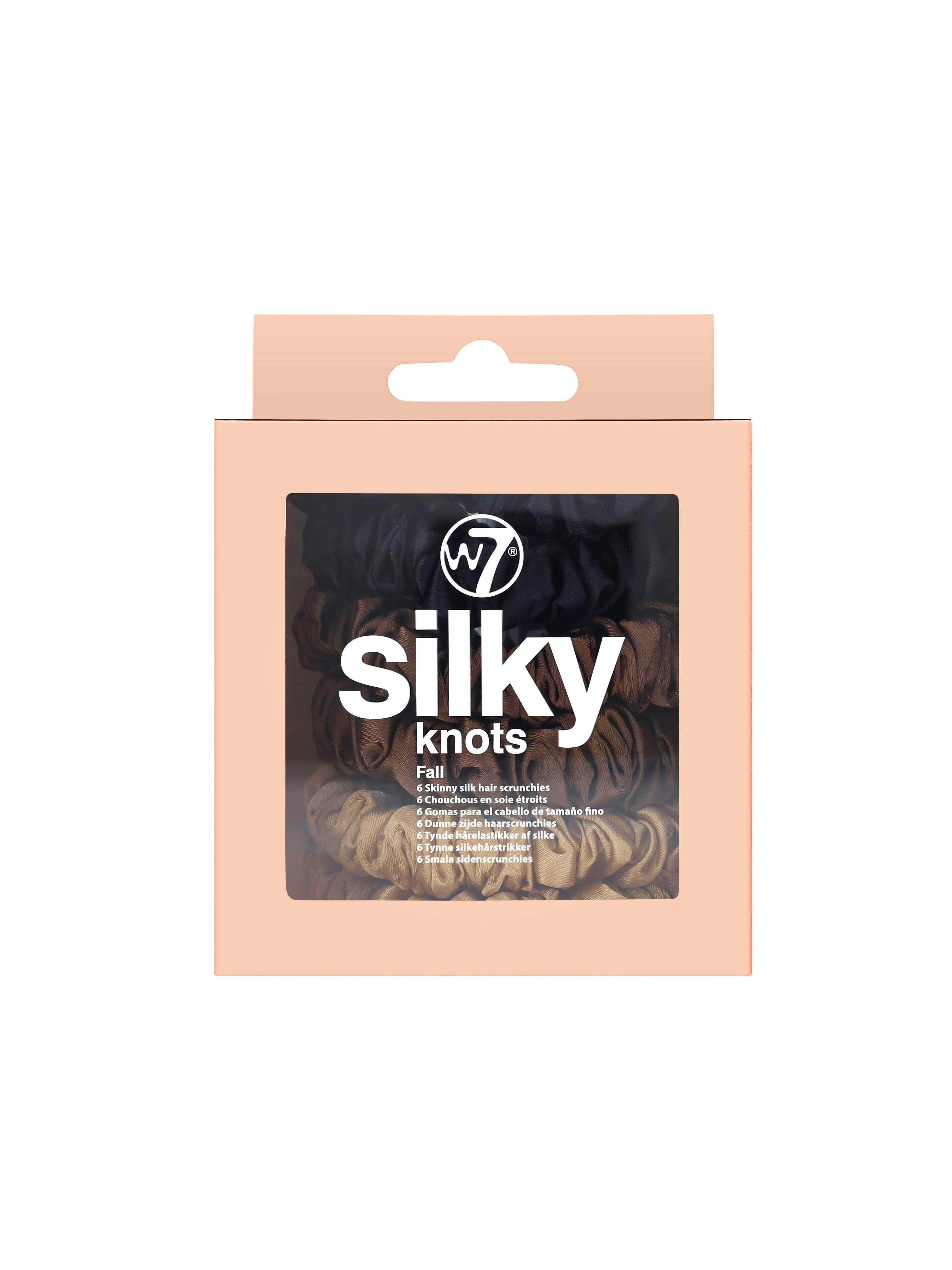 Silky Knots Hair Scrunchies 6 Pack - Fall