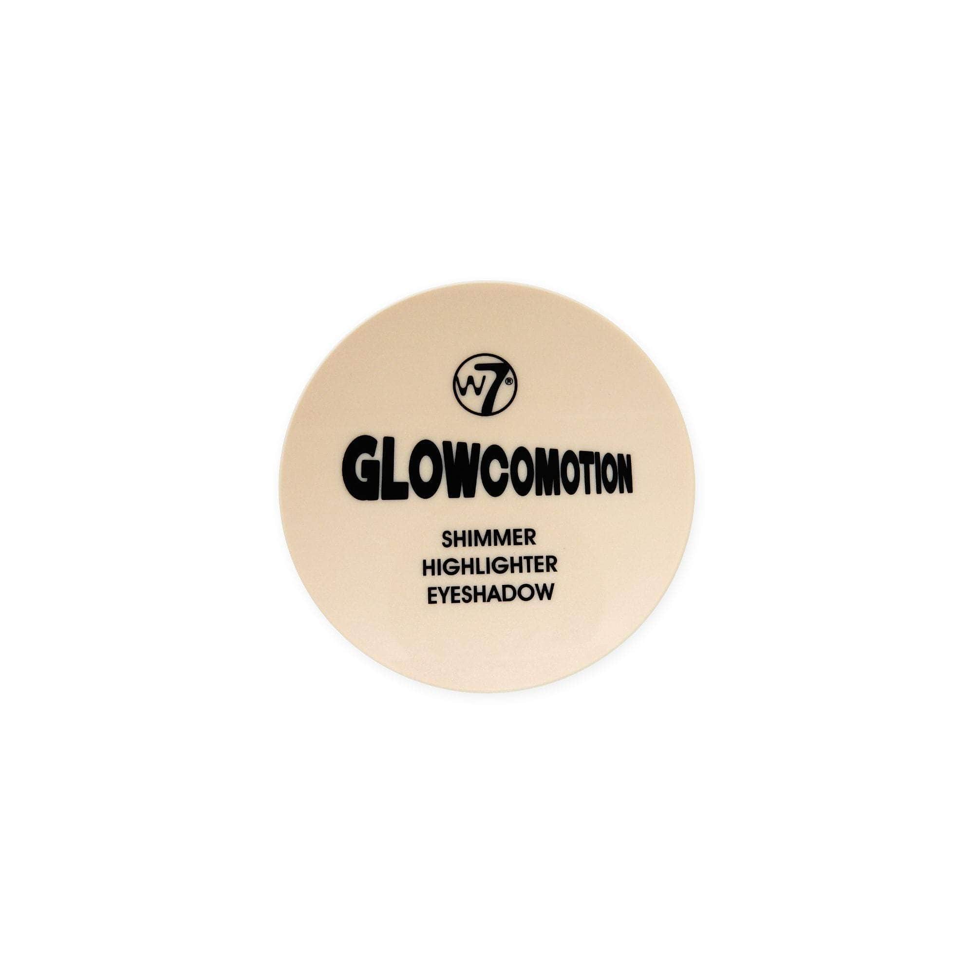 W7 GlowCoMotion – Highlighter, Shimmer & Lidschatten Kompakt, 8,5 G, Für Strahlenden Glow