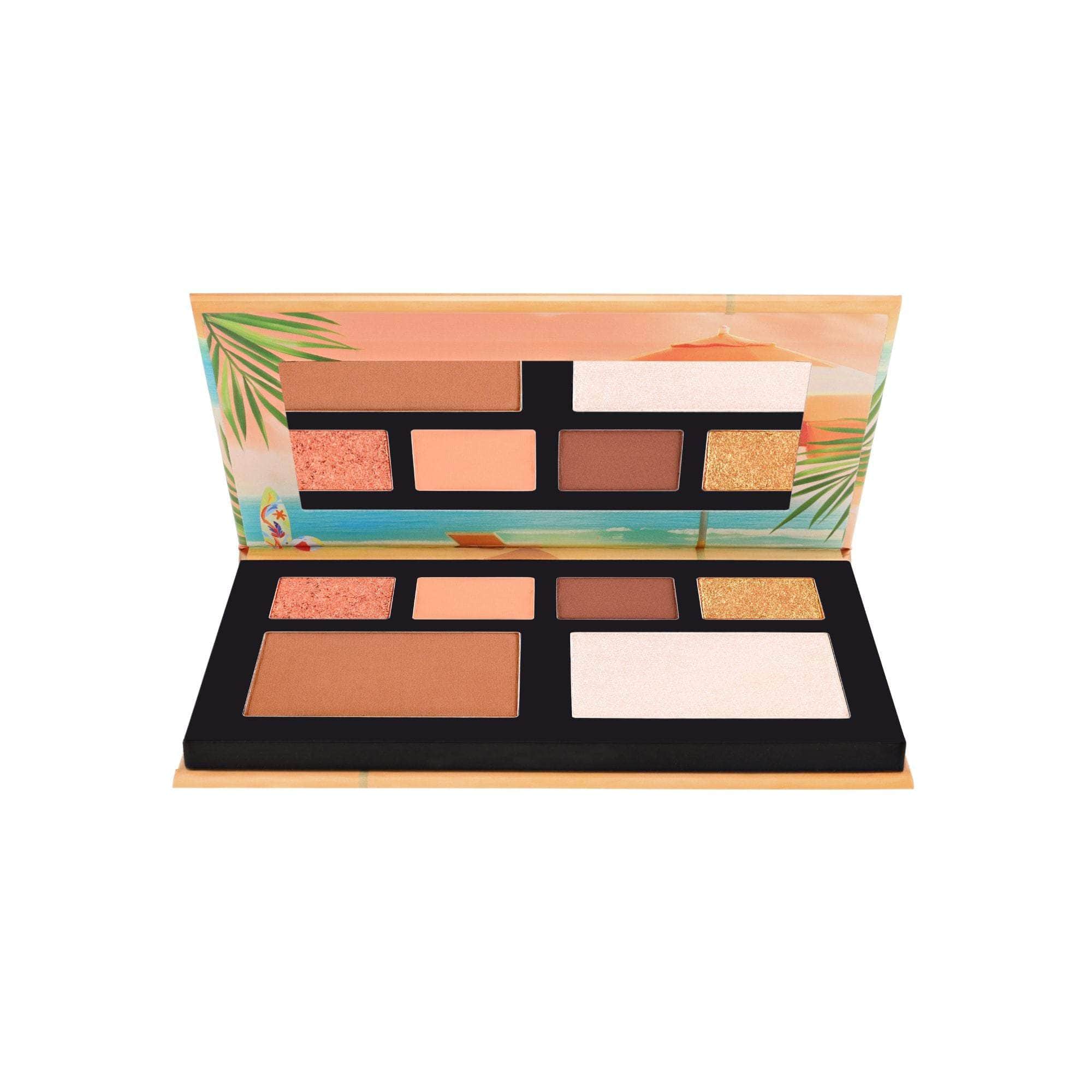 Tropical Escape Face & Eye Palette - Golden Gaze L/M
